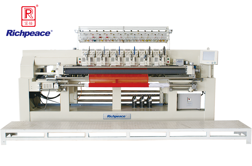 九游体育电脑无框卷式绣花机