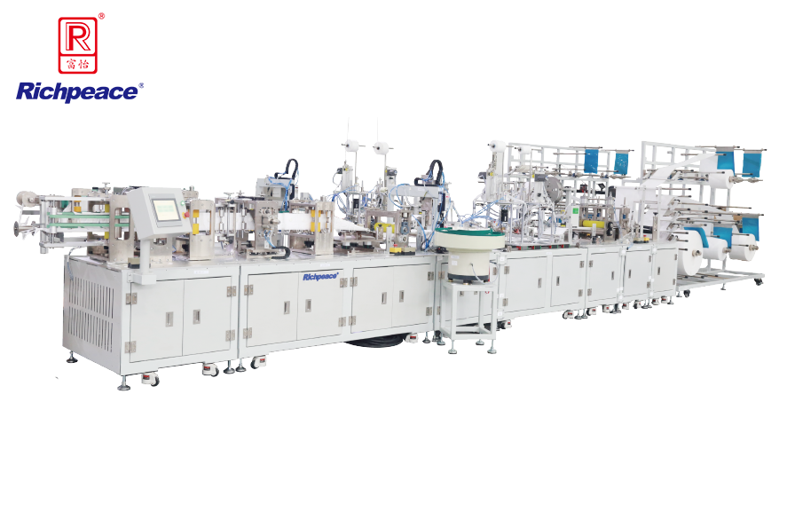 九游体育全自动折叠口罩启停型生产线 （焊耳带)