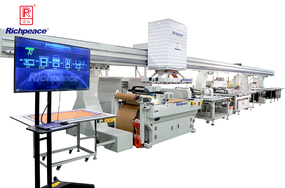 九游体育全自动冲复缝绣生产线