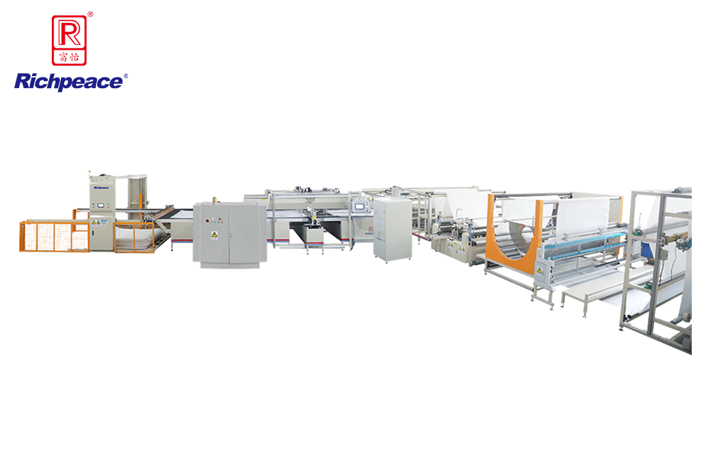 九游体育美式胖被四边缝纫裁切生产线