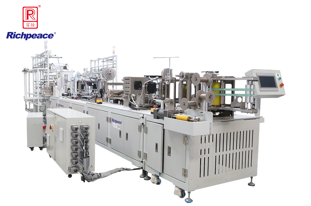 九游体育全自动高速折叠口罩生产线 （焊耳带)