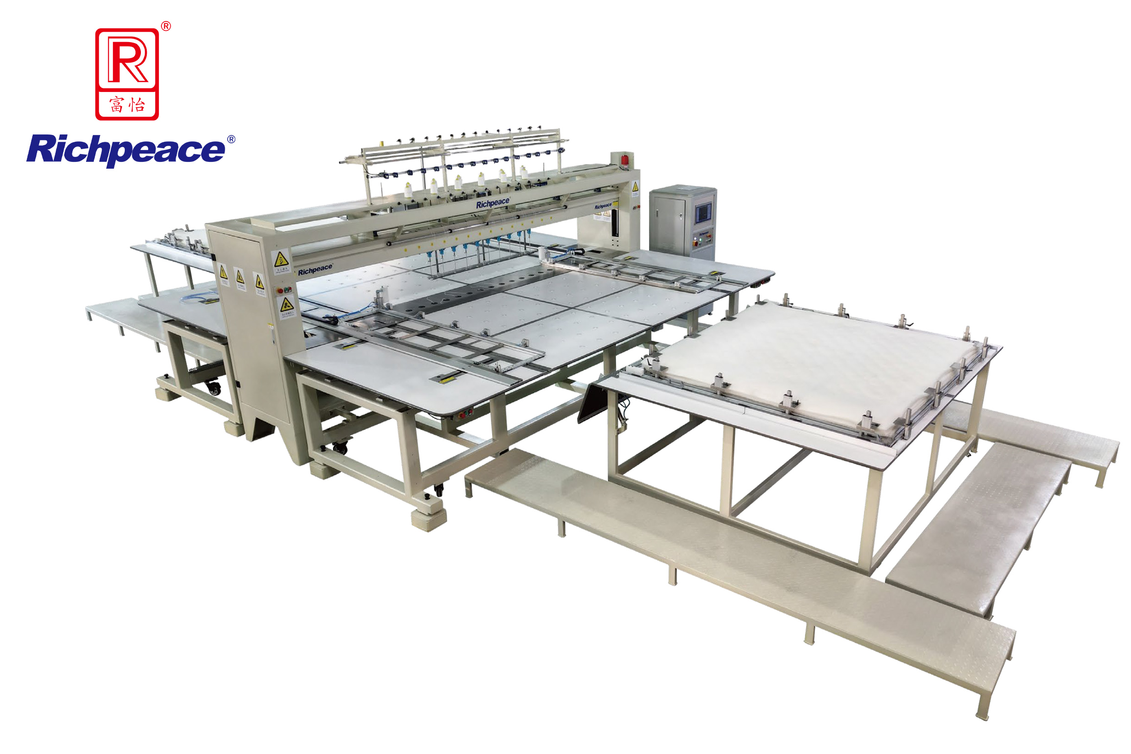 九游体育超厚料大旋梭多针绗缝机