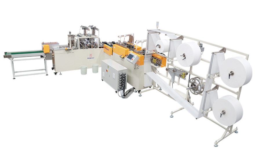 九游体育全自动柳叶口罩生产线