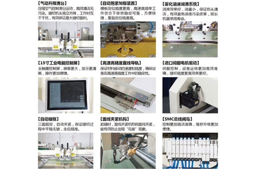 九游体育全自动双色缝纫机