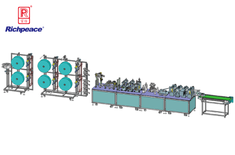 九游体育全自动鸭嘴型口罩生产线