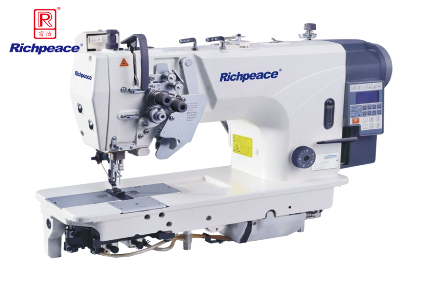 九游体育微油双针直驱式自动切线角缝机 