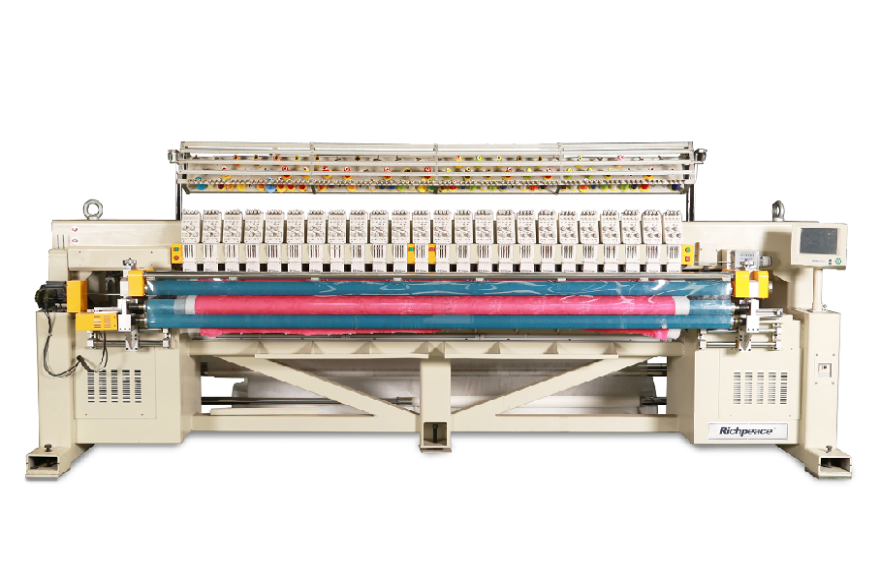 九游体育多色单幅电脑绗绣机