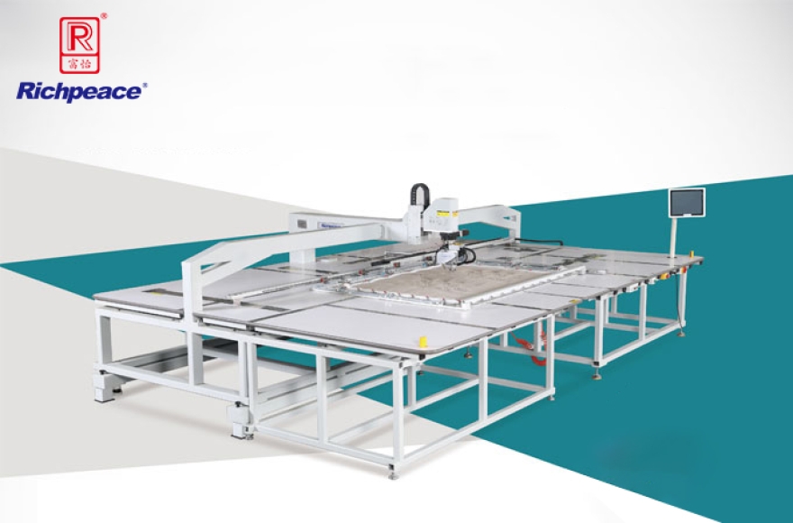 九游体育大幅面360°旋转缝纫机