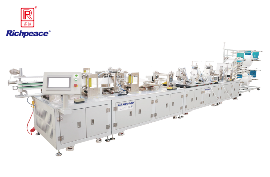 九游体育全自动折叠口罩连续型生产线 （焊头带）