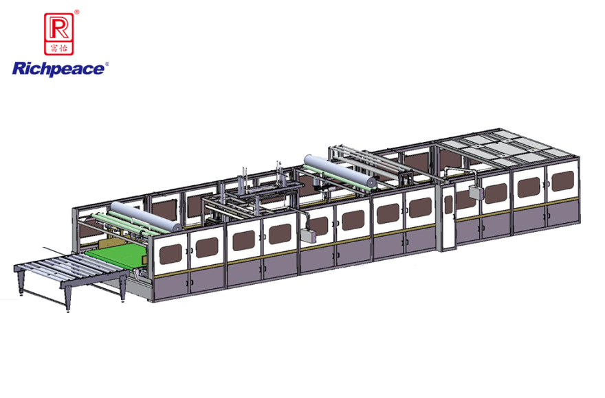 九游体育全自动床垫包装线