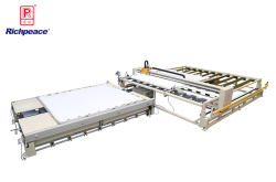 九游体育框式电脑绗缝机 (撑布带机型)-伸缩式自动上料台