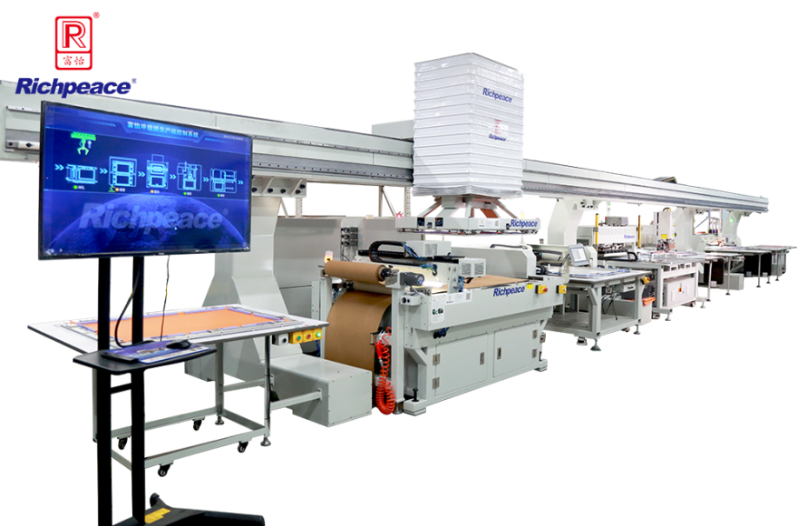 九游体育全自动冲复缝绣生产线