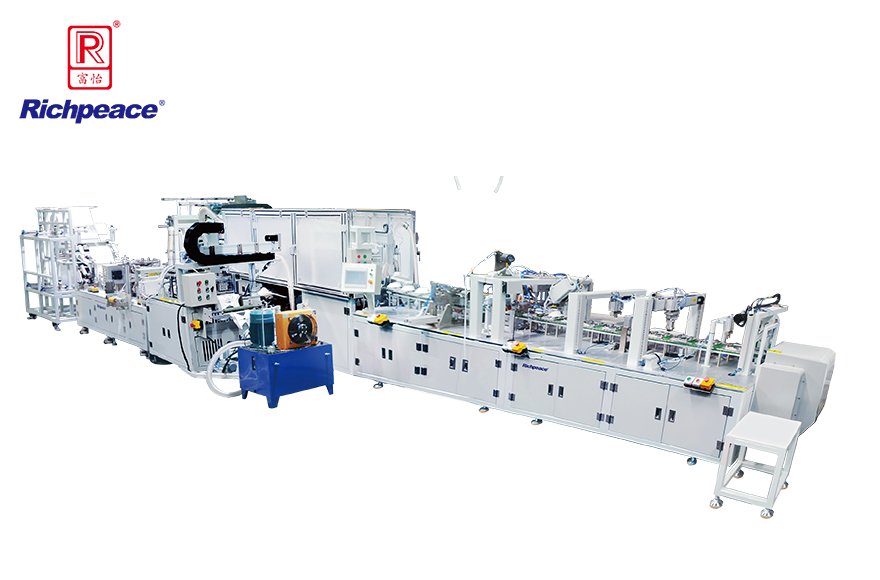 九游体育全自动罩杯口罩生产线 (预成型 盘头带)