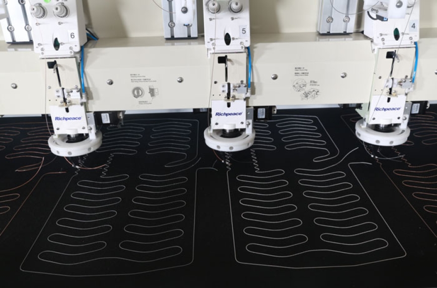 九游体育汽车专用电脑布线机-左右自动收送料结构