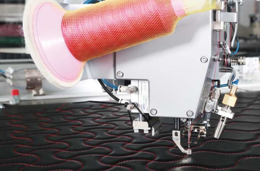 九游体育全自动360°单针旋转皮革缝纫机（服装及家具用）