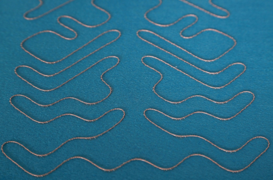 九游体育服装专用电脑布线机