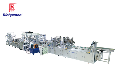 九游体育全自动罩杯口罩生产线 (预成型 钉头带 自动上海绵条)