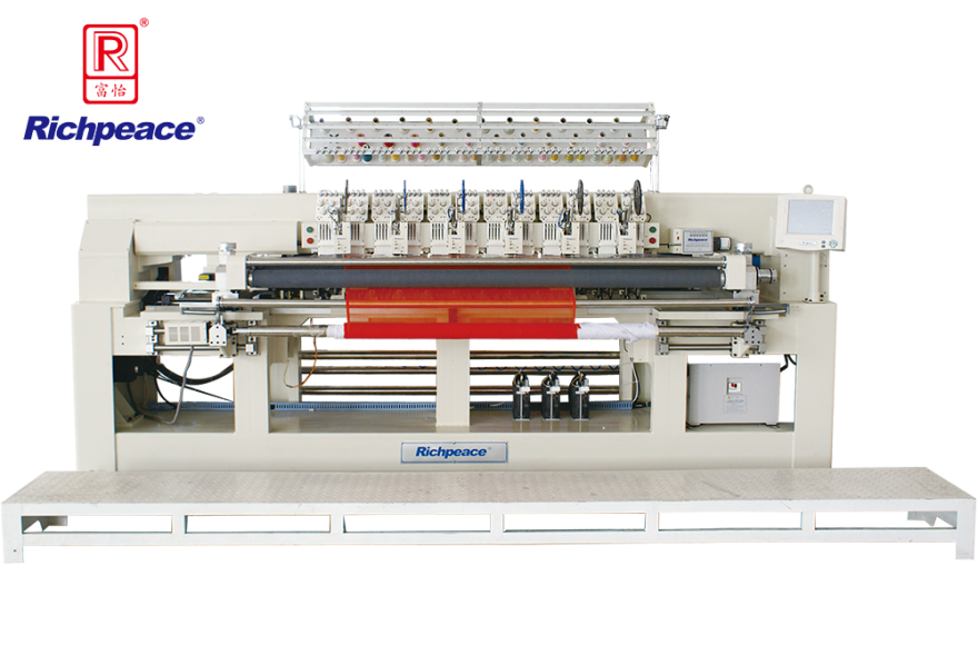 九游体育电脑无框卷式绣花机