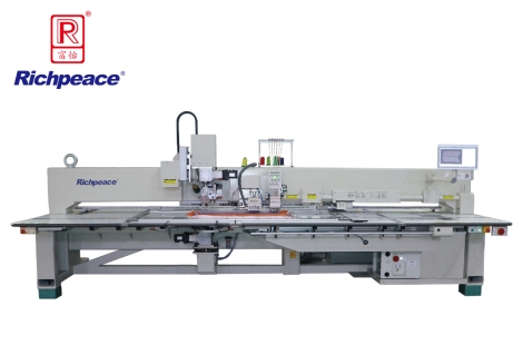 九游体育全自动旋转机头冲绣缝一体机