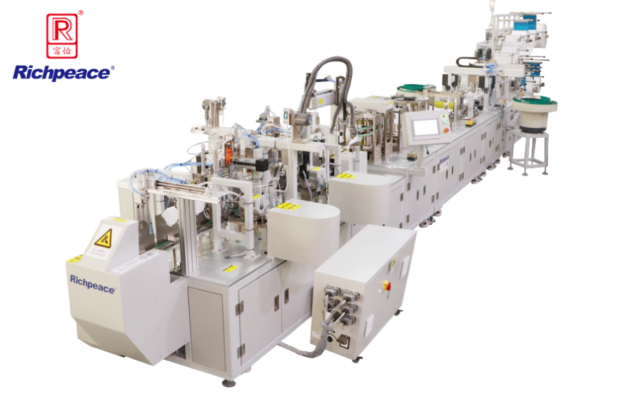 九游体育折叠口罩一拖一生产线（焊头带）