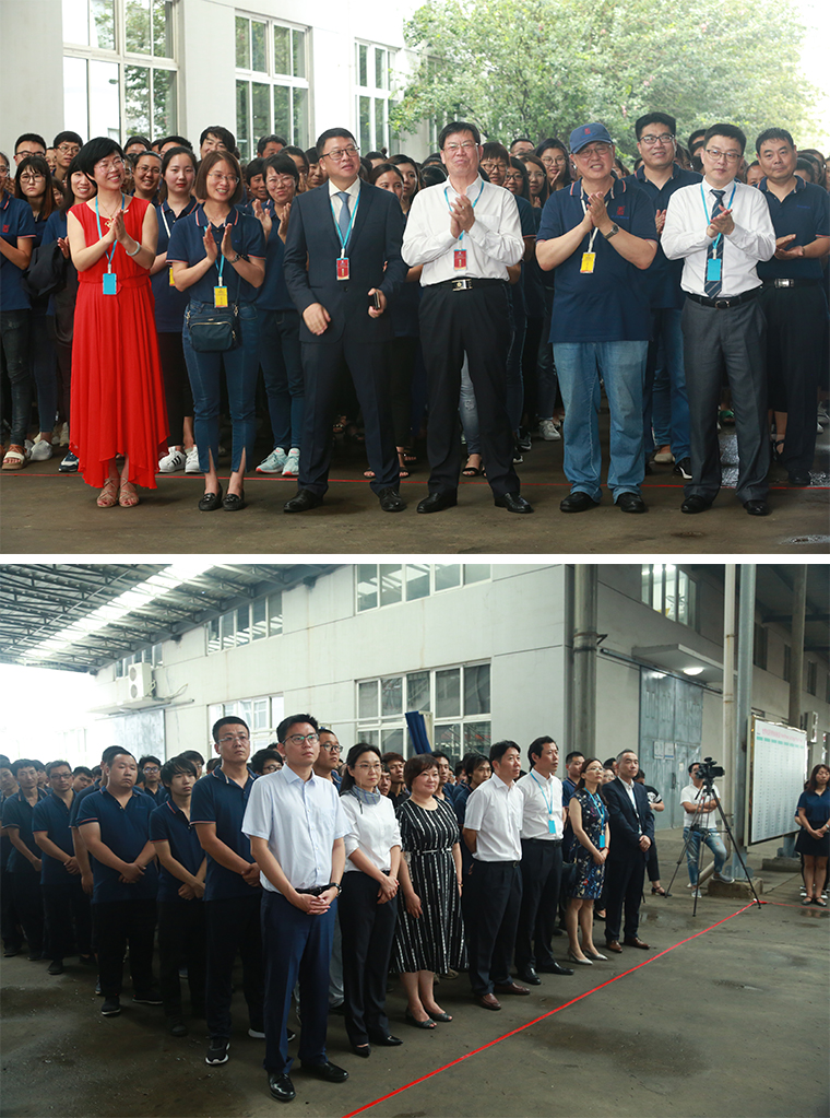 上工申贝和天津宝盈领导团队 上工申贝和天津宝盈领导团队