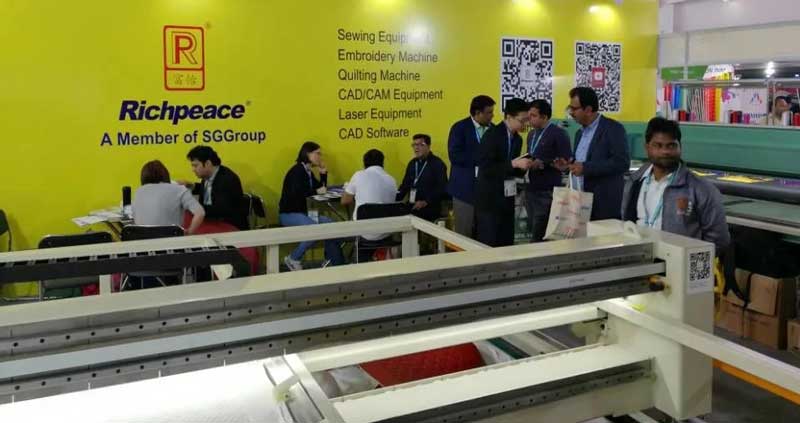 首日喜签单，上工九游体育在新德里服装工业展人气火爆!