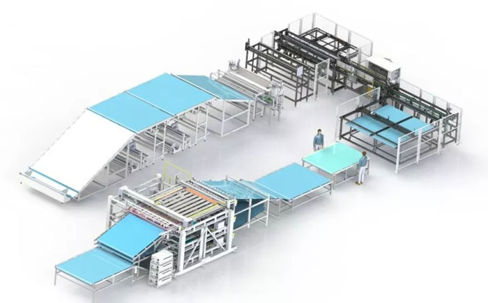 重磅 | 九游体育美式胖被生产线，上海家纺展先睹为快