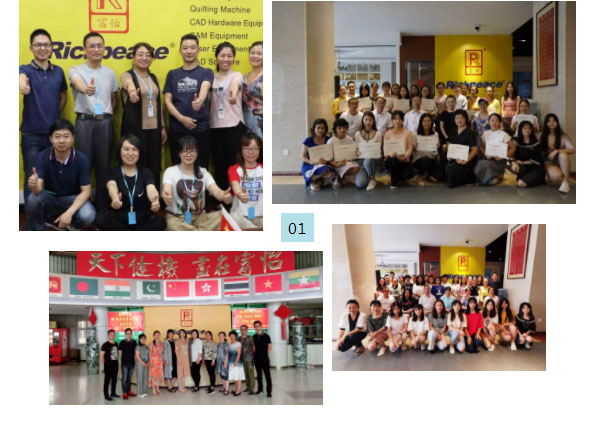 热烈庆祝上工九游体育天津、东莞九游体育服装/绣花CAD/CAM技术暑期培训圆满结束!!!