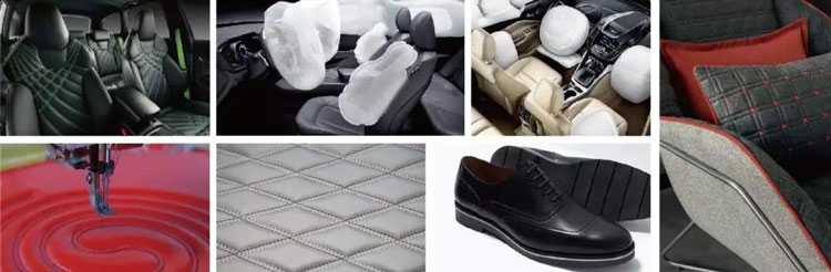 九游体育全自动双针任意转缝纫机应用范围