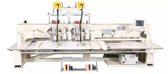 九游体育五合一绣花机展机