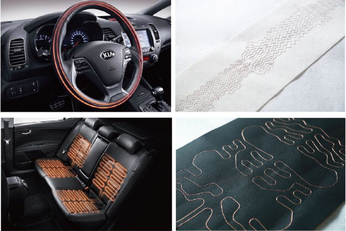 九游体育汽车专用电脑布线机-左右自动收送料结构应用