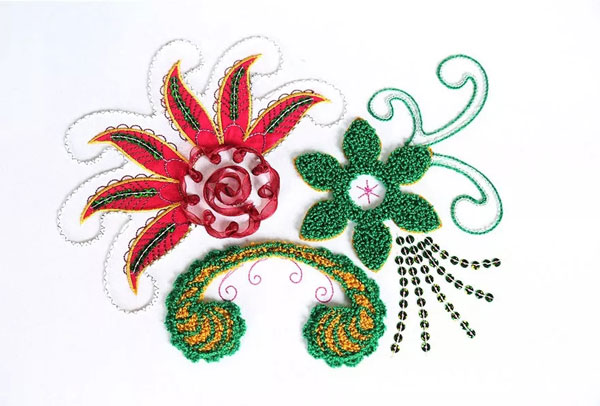 九游体育电脑五合一绣花机样品