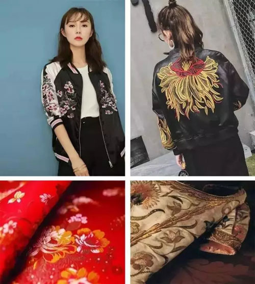 九游体育电脑五合一绣花机样品刺绣作品